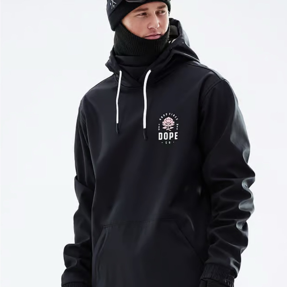 Dope Snow Yeti Good Vibes Black Snowboard Jacket Hoodie